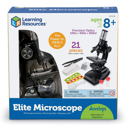 Learning Resources Juguete Microscopio Niños Kit Ciencia