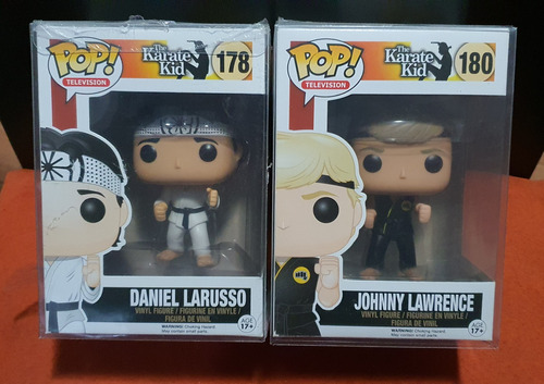  Set Funko Pops Karate Kid Daniel Larusso Y Johnny Lawrence