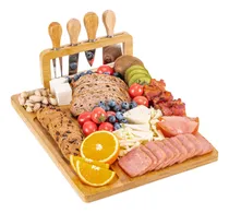 Comprar Tablas De Charcutería, Juego De Tablas De Queso De Bambú
