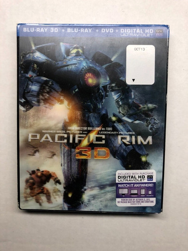 Pacific Rim - Import- Blu-ray 3d + Blu-ray 2d + Dvd Original