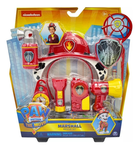 Paw Patrol Marshall Set De Rescate Bombero Spin Master