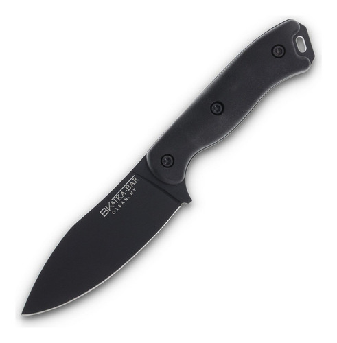 Faca Ka-bar Bk19 Nessmuk Black Handles 1095 Cro-van