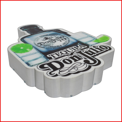 Anuncio Luminoso Caja De Luz Tequila Don Julio - 45cm