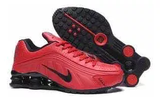 Nike Shox R4 Black And Red 8 Usa Original 26 Cm
