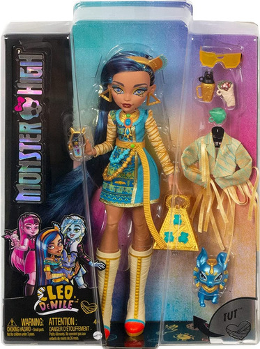 Boneca Monster High Cleo De Nilo de 27 cm - Acessorios 2022
