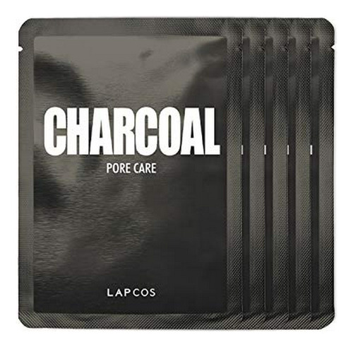 Mascarillas - Lapcos Charcoal Sheet Mask, Daily Face Mask Wi