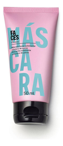 Mascara facial exfoliante reductora poros Faces Natura	