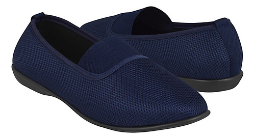 Zapatos Casuales Dama Stylo 236 Textil Azul