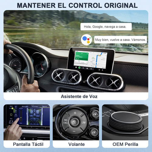 Adaptador Inalámbrico Carplay Para Android Auto Plug & Play