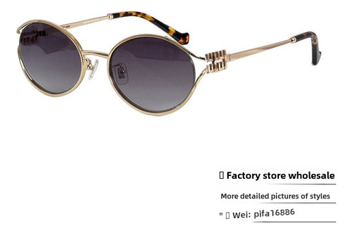 Gafas De Sol Uv400 Con Lentes Negras, Tendencia A La Moda, R