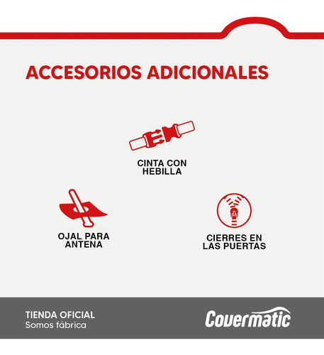 Cinta Con Hebilla Accesorio Para Funda Cubre Auto Covermatic
