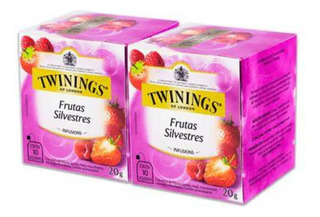 Kit Com 2un De Chá Twinings De Frutas Silvestres