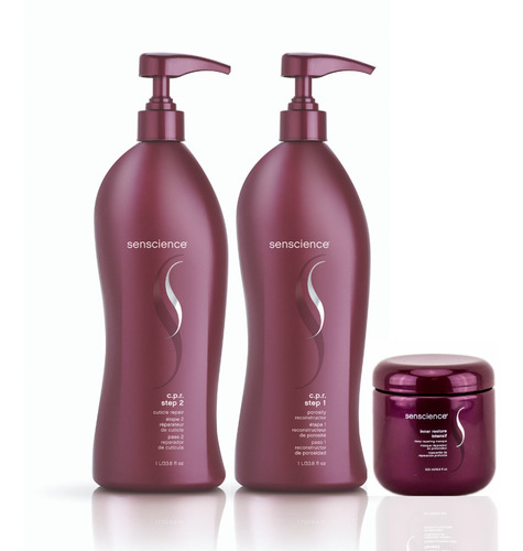 Senscience Kit Cpr Passos 1 E 2 1l + Mascara Inner 500g