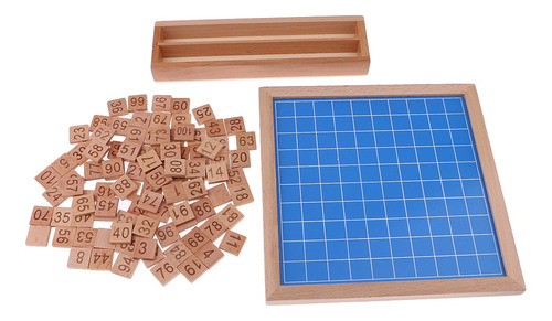 Tablero De Conteo De Número 1-100 Montessori Material Para