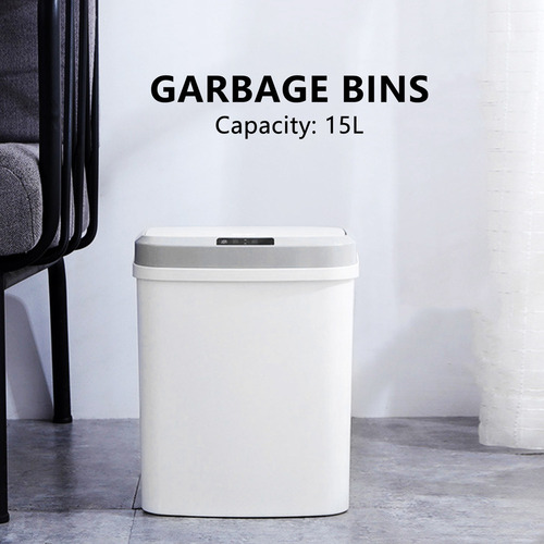 Papelera De Basura Eléctrica De Inducción Automática Intelig
