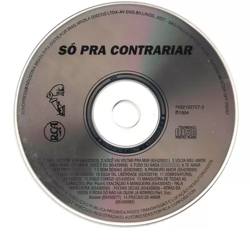 Só Pra Contrariar - 2º Álbum 1994 ( Meu Jeito De Ser ) Lp