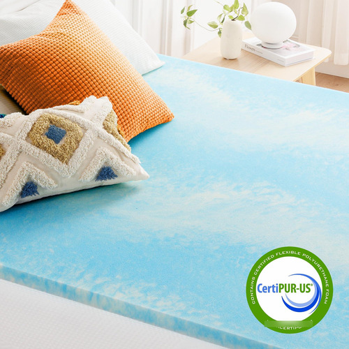 Cubrecolchón De Espuma Viscoelástica Aerobreeze 1.5 Pulgadas