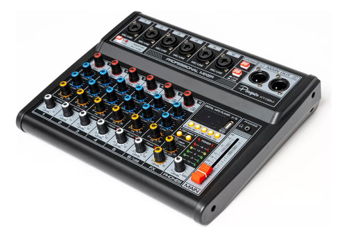 Mixer Consola Kt06m 6 Canales Xlr/trs  Usb Mp3