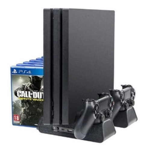 Base Refrigerante Multifuncional Ps4 Pro Slim Porta Juegos 