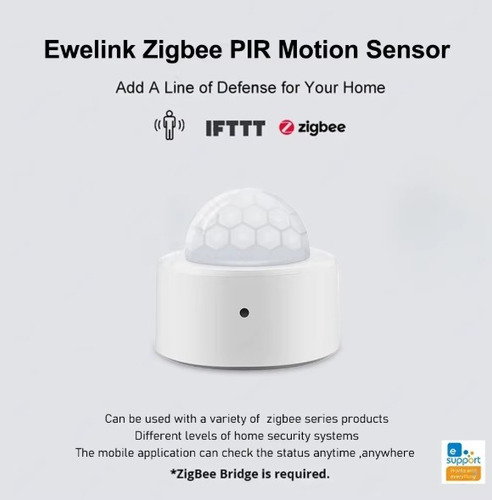 Sensor De Presença Zigbee Tuya Pir Ewelink Similar Sonoff