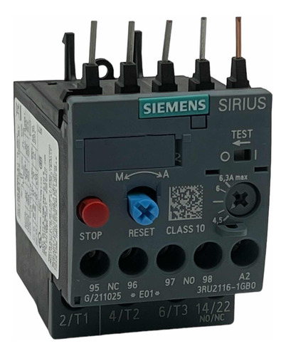 Relevador De Sobrecarga Siemens 3ru2116-0jb0