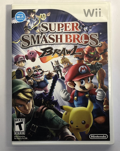 Super Smash Bros. Brawl Wii Físico Completo Original