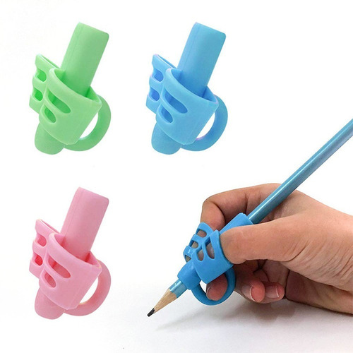 10 Adaptadores Ergonómico Para Tomar El Lápiz Pencil Grip
