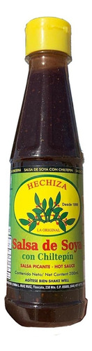 Salsa Picante Hechiza De Soya Con Chiltepín Marisquera 200ml