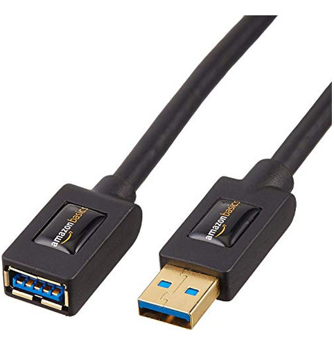 Amazon Basics 2-pack Usb-a 3.0 Cable De Extensión, 4.8gbps H