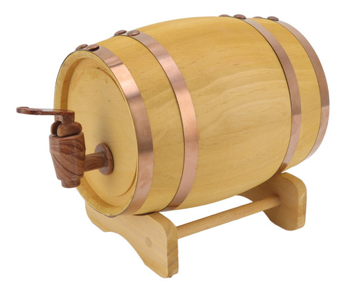 Barril De Vino De Pino, 750 Ml, De Madera Para Almacenar Whi