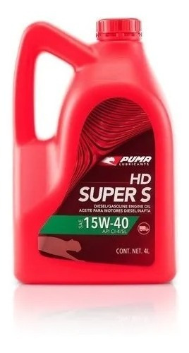 Aceite Puma Hd Super 15w40 X 4lts Mineral 