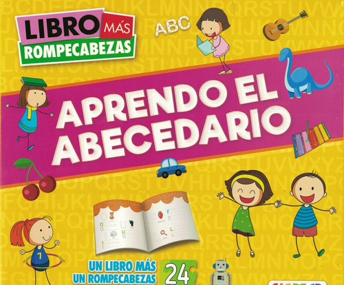 Aprendo El Abecedario- Libro Mas Rompecabezas