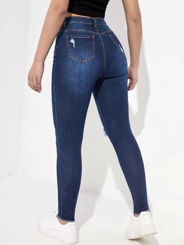 Jeans Tiro Alto Muy Elasticados Modelos A La Moda