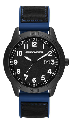 Reloj Para Hombre Skechers Burlingame Sr5203 Negro