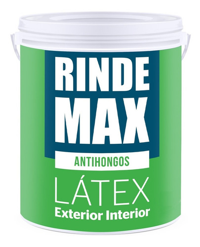 Imagen 1 de 5 de Rindemax Colorin Pintura Latex Interior Exterior Mate 10 Lts