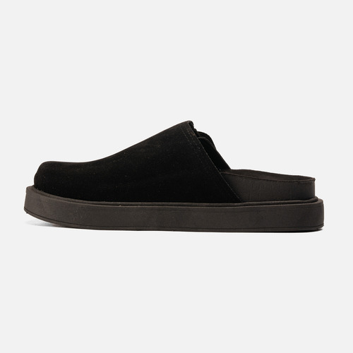 Zuecos Mujer Plataforma Chinelas Cerradas Mule Moda Urbana Negro 35