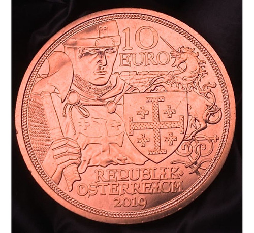 Coleção De Moedas De 10 Euros Da Áustria, Cavaleiros