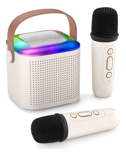 De Karaoke Con 2 Micrófonos Inalámbricos, Máquina De