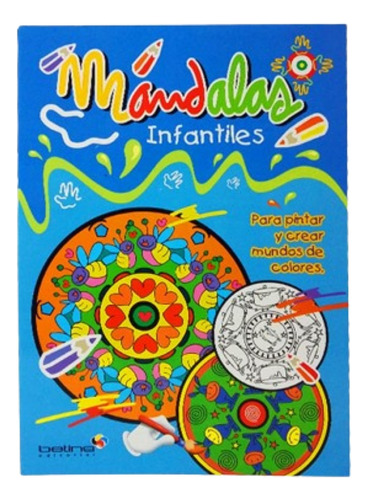 Libro Mandalas Infantiles Azul