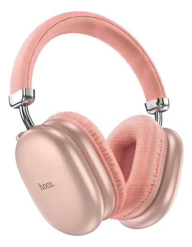 Auriculares W35 Max Joy Bt Color Rosado Rosa