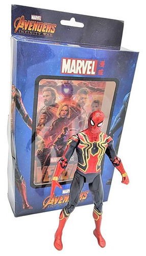Figura De Accion De Spider-man Con Led En Traje De Arana De