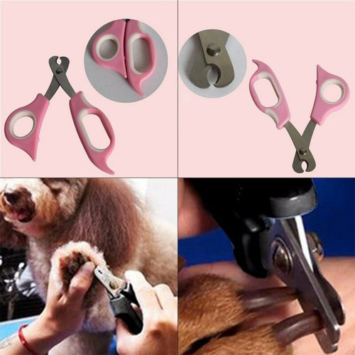 Imagen 2 de 6 de Corta Uñas Perros Gatos Mascotas Tipo Tijera + Lima Regalo