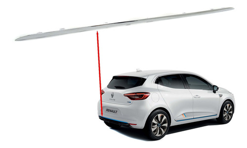 Bisel Cromado Parachoque Trasero Renault Clio 2022