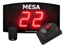 Comprar Sistema Chama Garçom Eletrônico Com 20 Botões Para Mesas Cor Vermelho