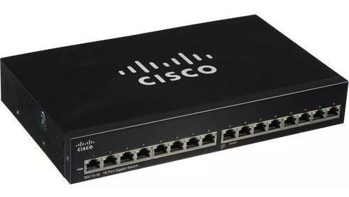 Switch Cisco Sg110-16 16 Puertos Gigabite Lan Plug & Play