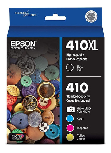 Cartuchos De Tinta  Combo De 5 Epson 410xl  C/m/y