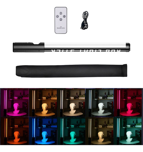 Varitas Led Iluminación Portátil Luces De Palo Redondo
