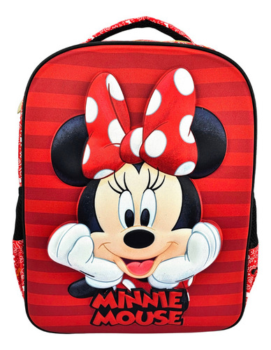 Mochila Costas Minnie Mouse Disney 3d Xeryus 11452 Escolar
