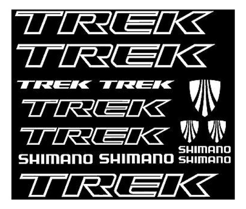 Stickers Trek Shimano Ciclismo Bicicleta Calcomanias