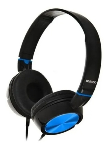Imagen 1 de 2 de Auriculares Daewoo Vincha C/ Micrófono Cable 120 Cm Celular